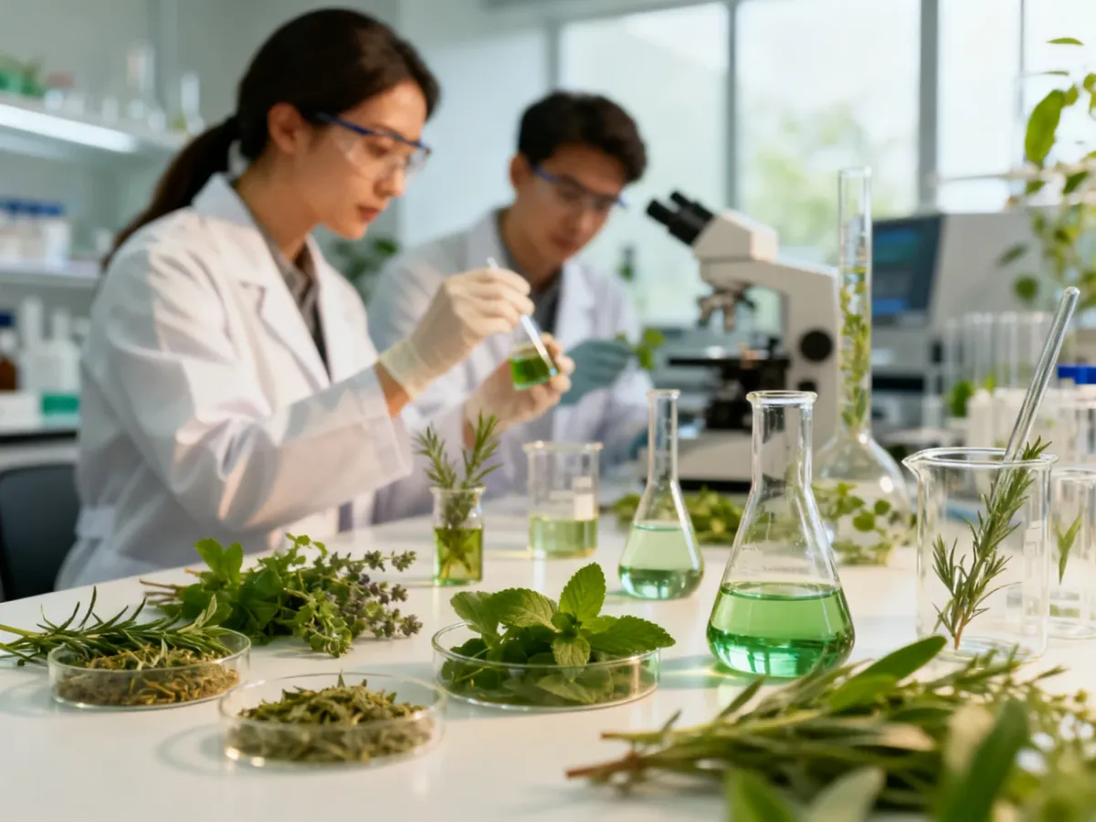 Laboratorium analizujące standaryzowane ekstrakty roślinne do fitokosmetyków